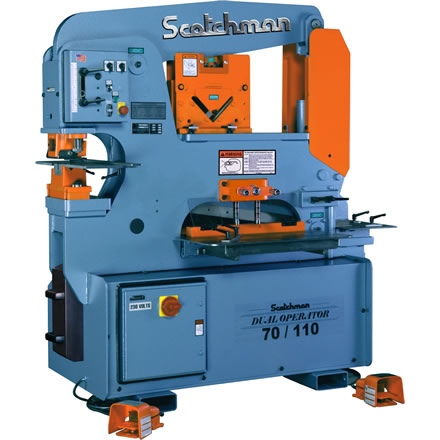 Scotchman DO 70/110-24M 70 Ton Dual Operator Ironworker