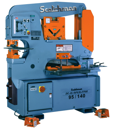 Scotchman DO 95/140-24M Dual Operator 95 Ton Ironworker