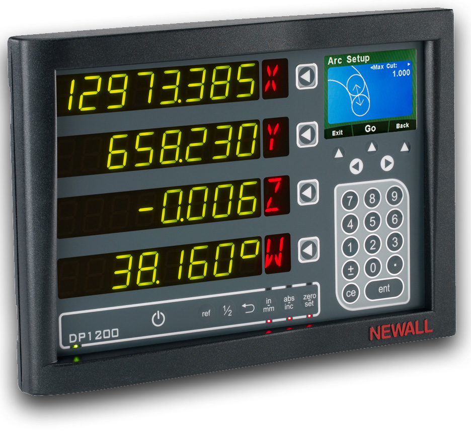 Newall DP1200 4 axis Digital Readout