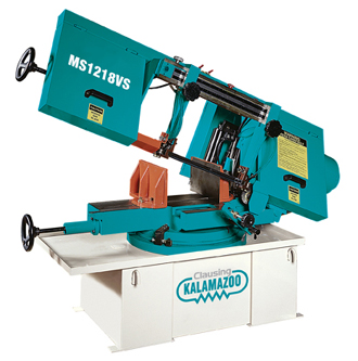 Clausing MS1218VS Semi-Automatic Mitering Bandsaw